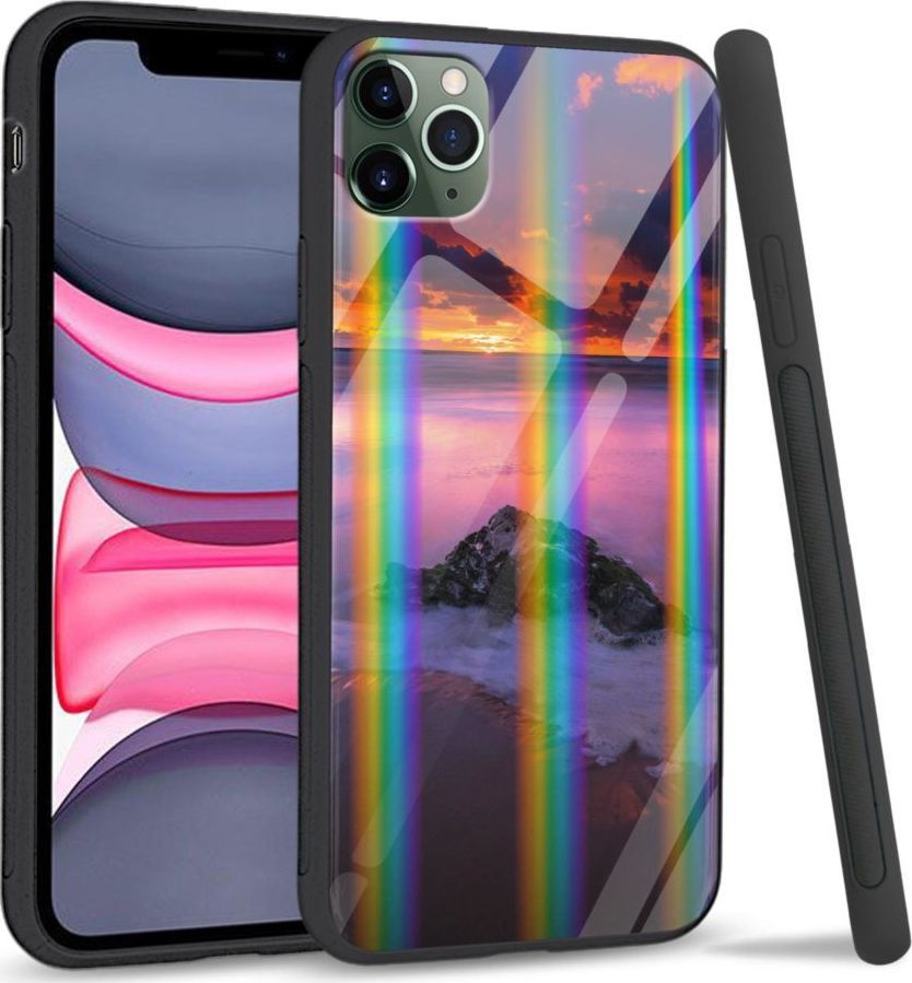 Super Fashion Etui Rainbow Series na Apple iPhone 11 Pro Sunset beach 1