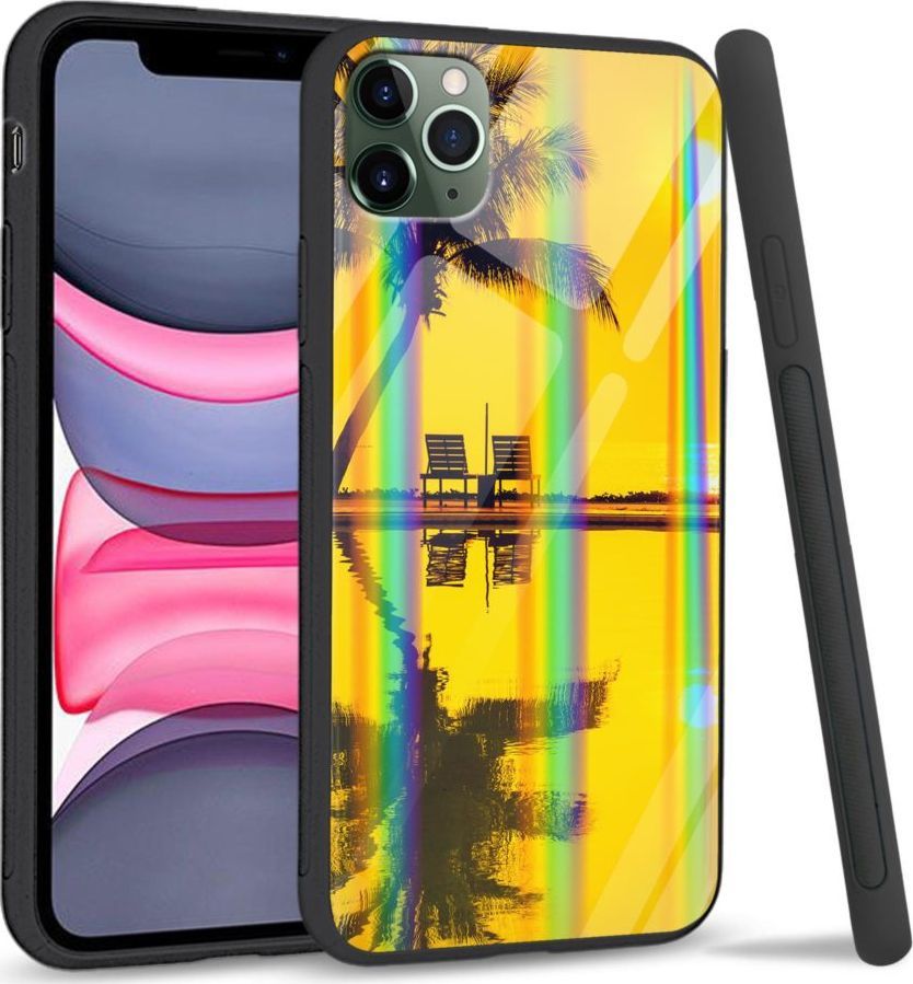 Super Fashion Etui Rainbow Series na Apple iPhone 11 Pro Yellow sunset 1