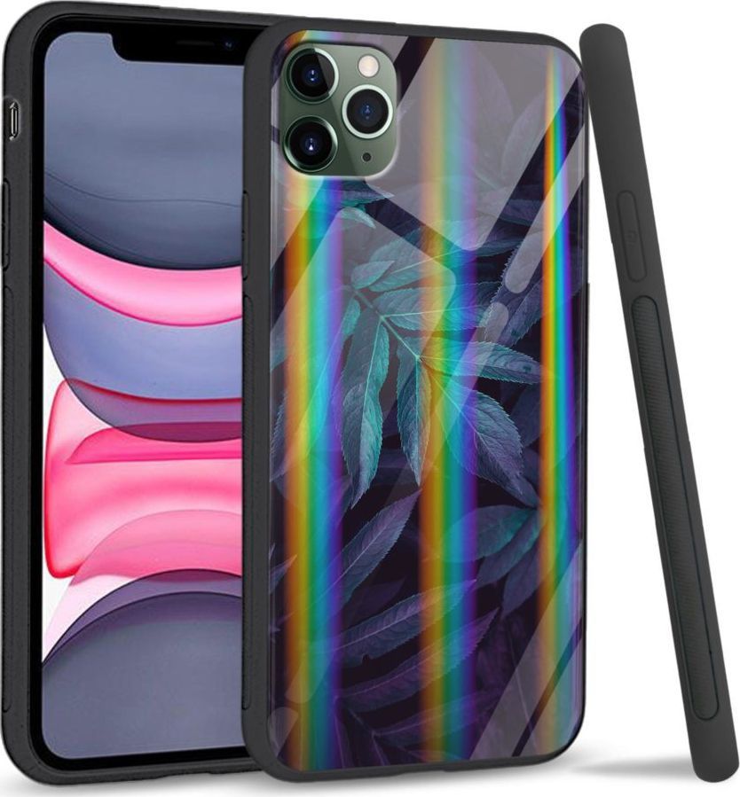 Super Fashion Etui Rainbow Series na Apple iPhone 11 Pro Night leaves 1