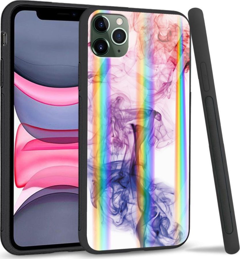 Super Fashion Etui Rainbow Series na Apple iPhone 11 Pro Smoke abstract 1