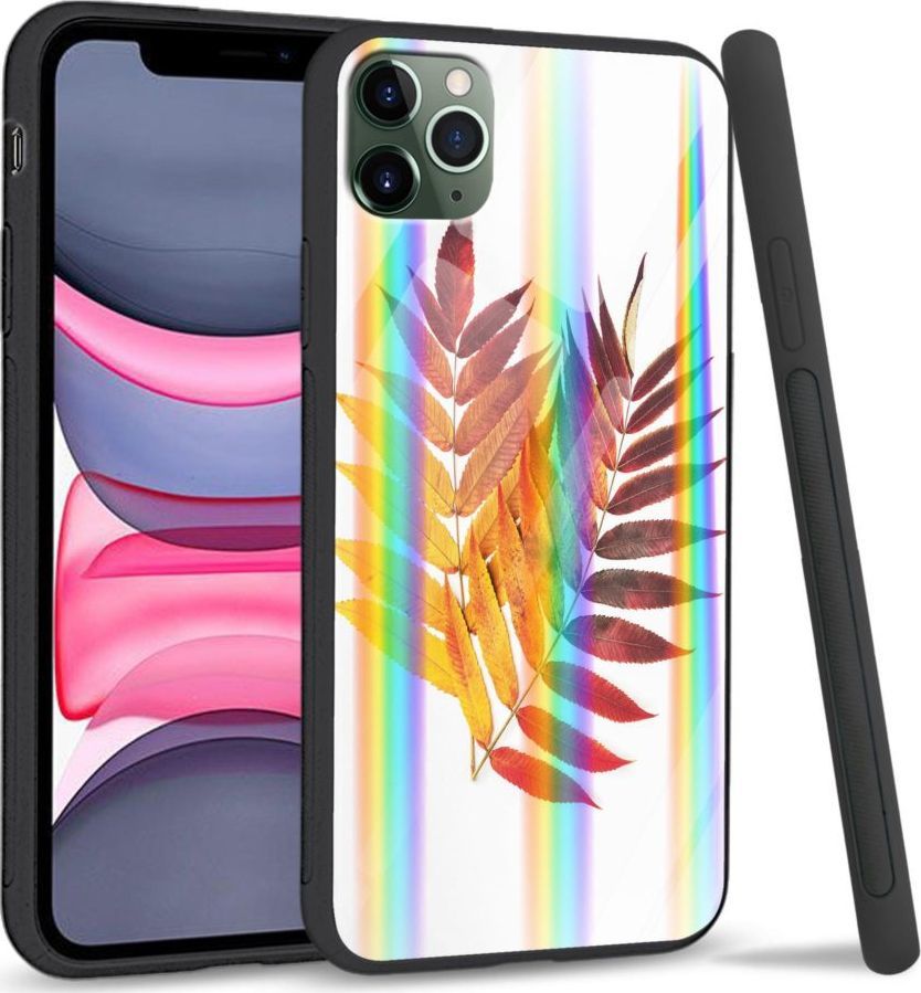 Super Fashion Etui Rainbow Series na Apple iPhone 11 Pro Reddish yellow leaves 1