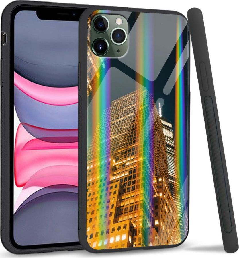 Super Fashion Etui Rainbow Series na Apple iPhone 11 Pro Night building 1