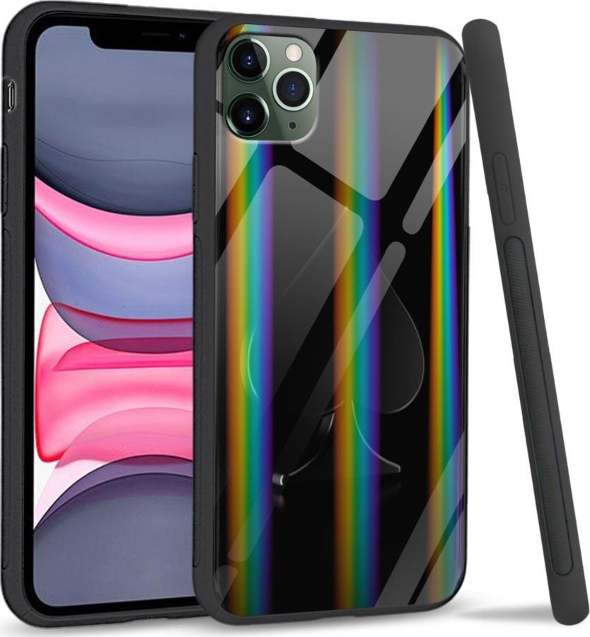 Super Fashion Etui Rainbow Series na Apple iPhone 11 Pro Black spade 1
