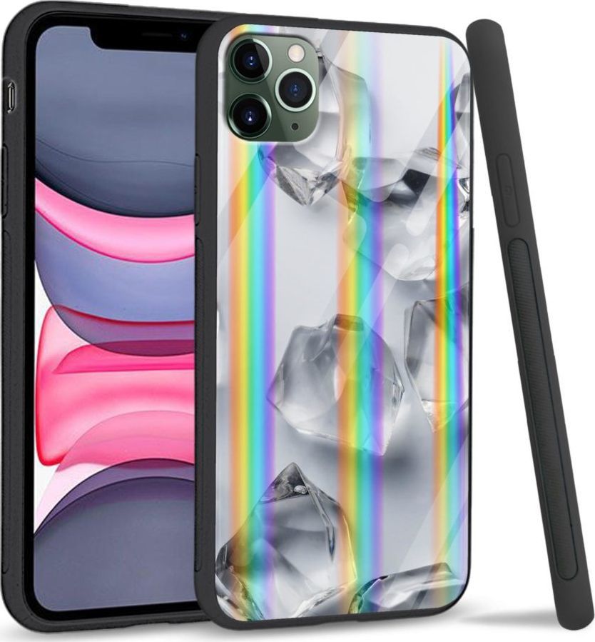 Super Fashion Etui Rainbow Series na Apple iPhone 11 Pro White glass cubes 1