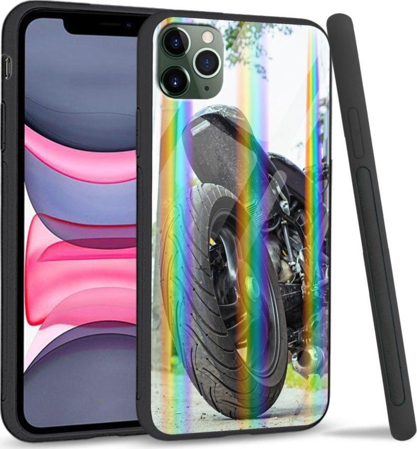 Super Fashion Etui Rainbow Series na Apple iPhone 11 Pro Bike Tyre 1