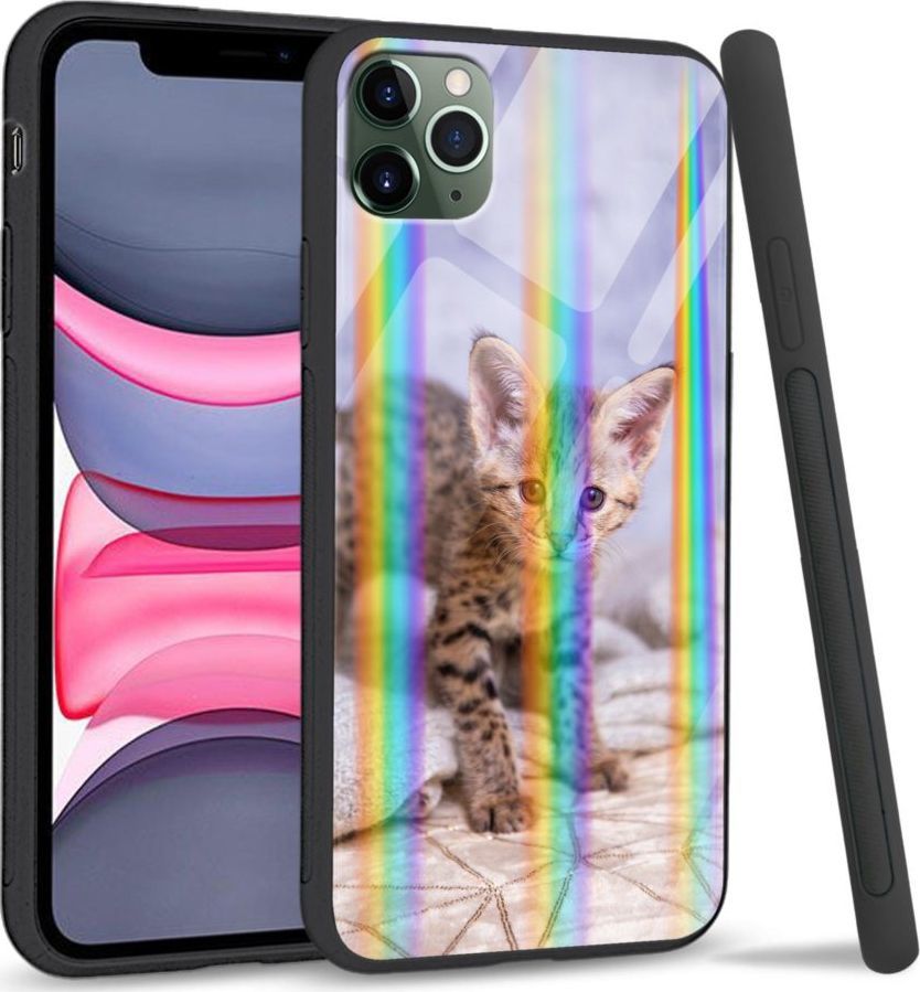 Super Fashion Etui Rainbow Series na Apple iPhone 11 Pro Baby kitty 1