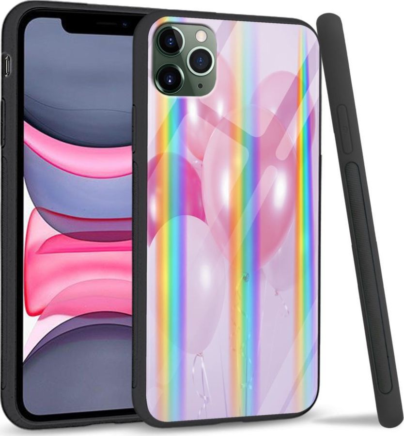 Super Fashion Etui Rainbow Series na Apple iPhone 11 Pro Pink Balloons 1