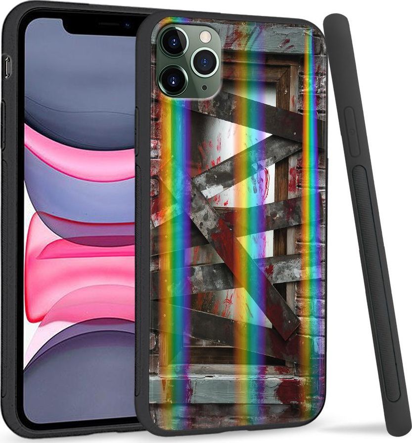 Super Fashion Etui Rainbow Series na Apple iPhone 11 Pro Straszny dom 1