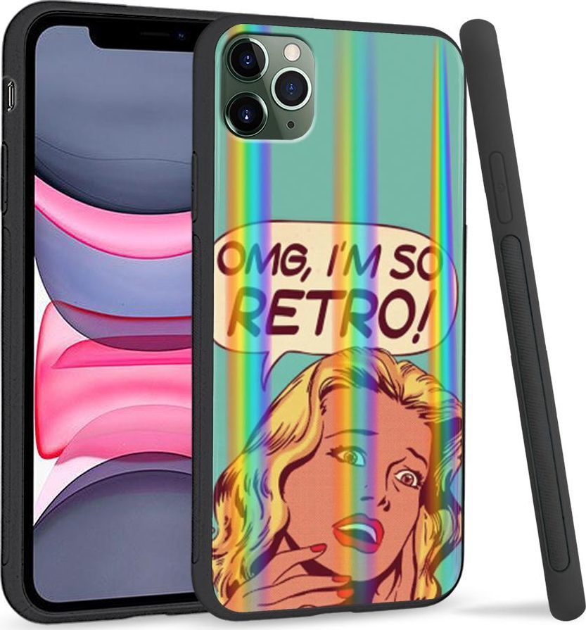 Super Fashion Etui Rainbow Series na Apple iPhone 11 Pro OMG I'm so Retro 1