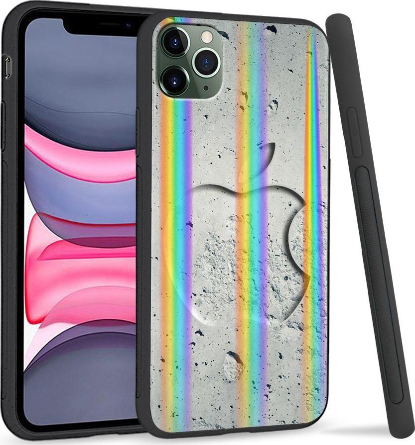 Super Fashion Etui Rainbow Series na Apple iPhone 11 Pro Kamienny Apple 1