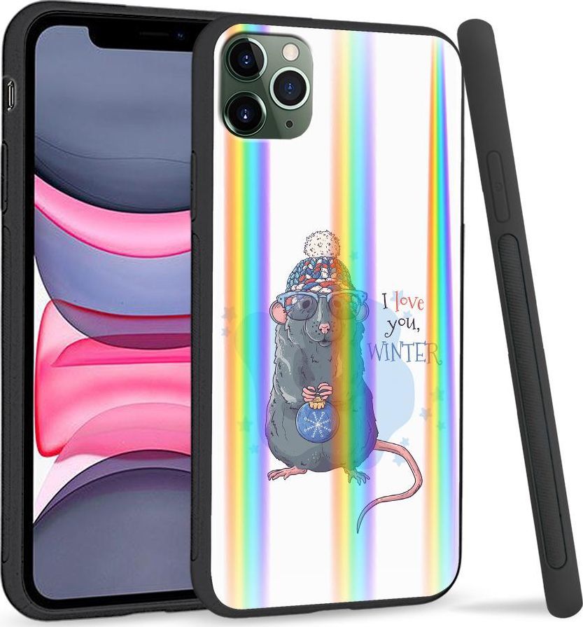 Super Fashion Etui Rainbow Series na Apple iPhone 11 Pro Myszka 1