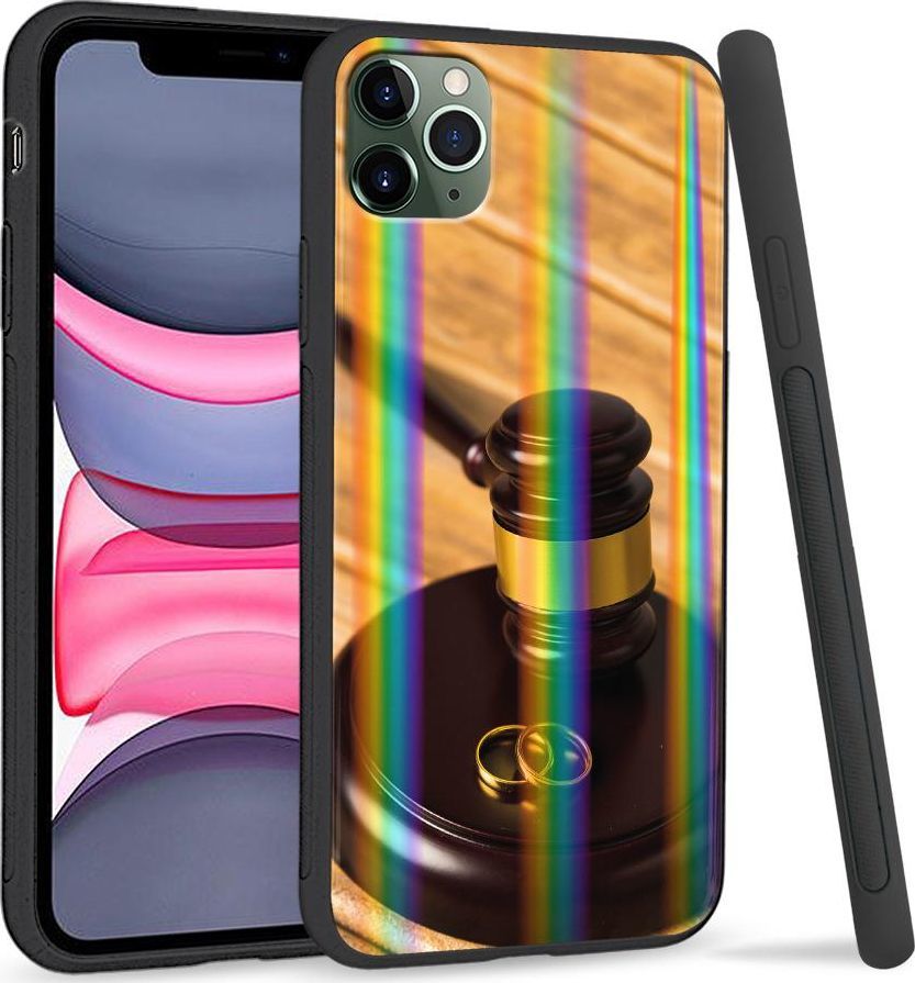 Super Fashion Etui Rainbow Series na Apple iPhone 11 Pro Obrączki 1
