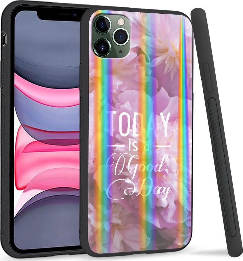 Super Fashion Etui Rainbow Series na Apple iPhone 11 Pro Today is a good day 1