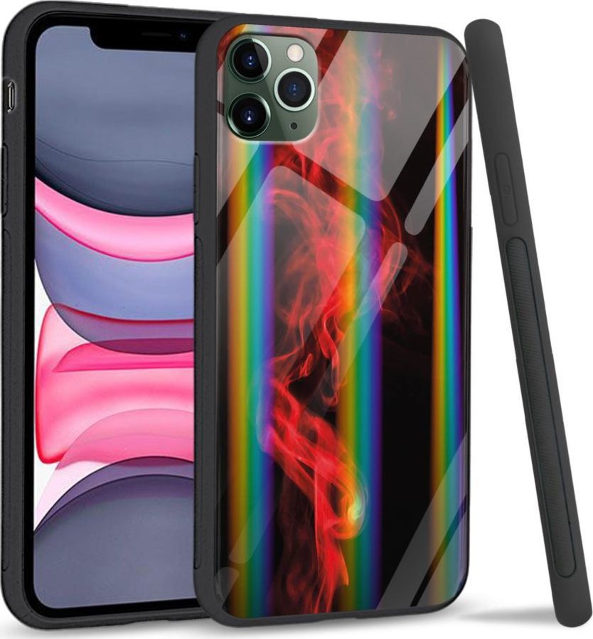 Super Fashion Etui Rainbow Series na Apple iPhone 11 Pro Red smoke 1