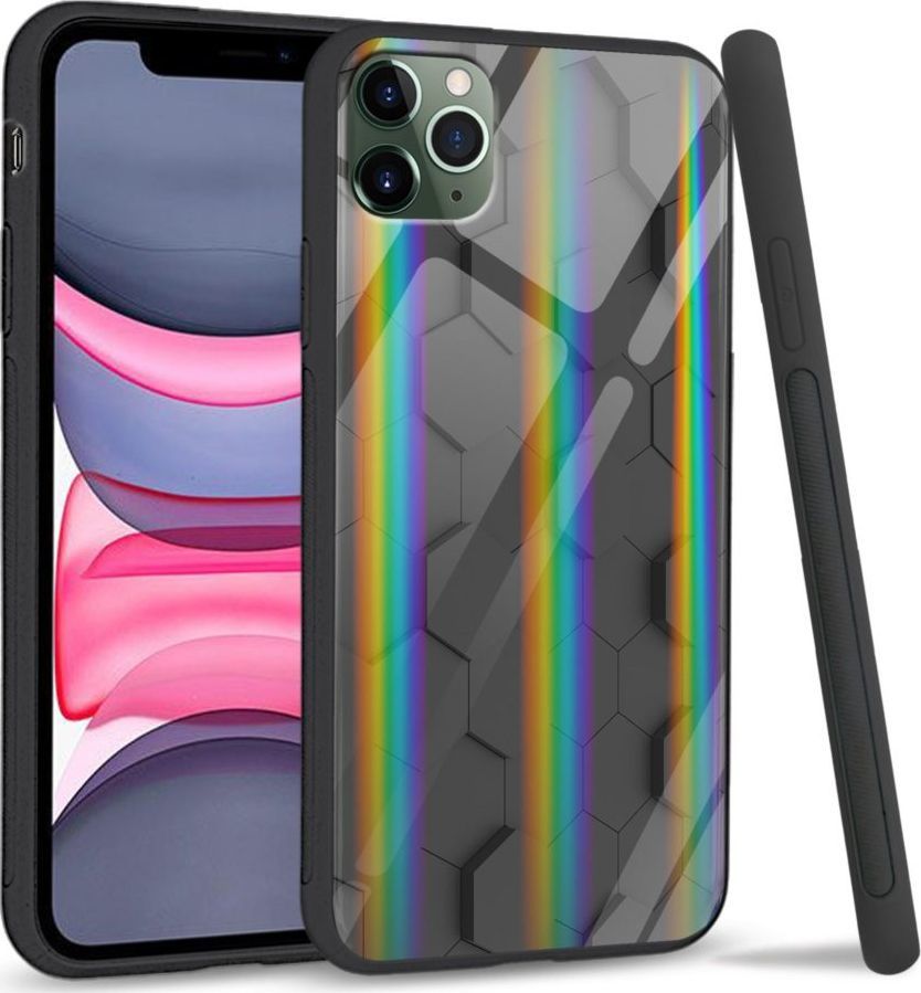 Super Fashion Etui Rainbow Series na Apple iPhone 11 Pro Honeycomb Pattern 1