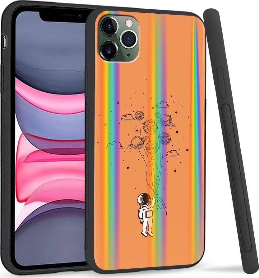 Super Fashion Etui Rainbow Series na Apple iPhone 11 Pro Kosmiczne balony 1