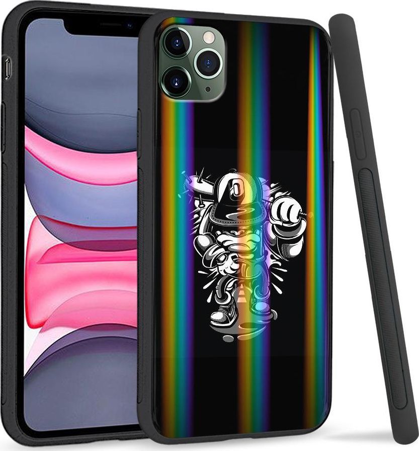 Super Fashion Etui Rainbow Series na Apple iPhone 11 Pro Małpa gangster 1