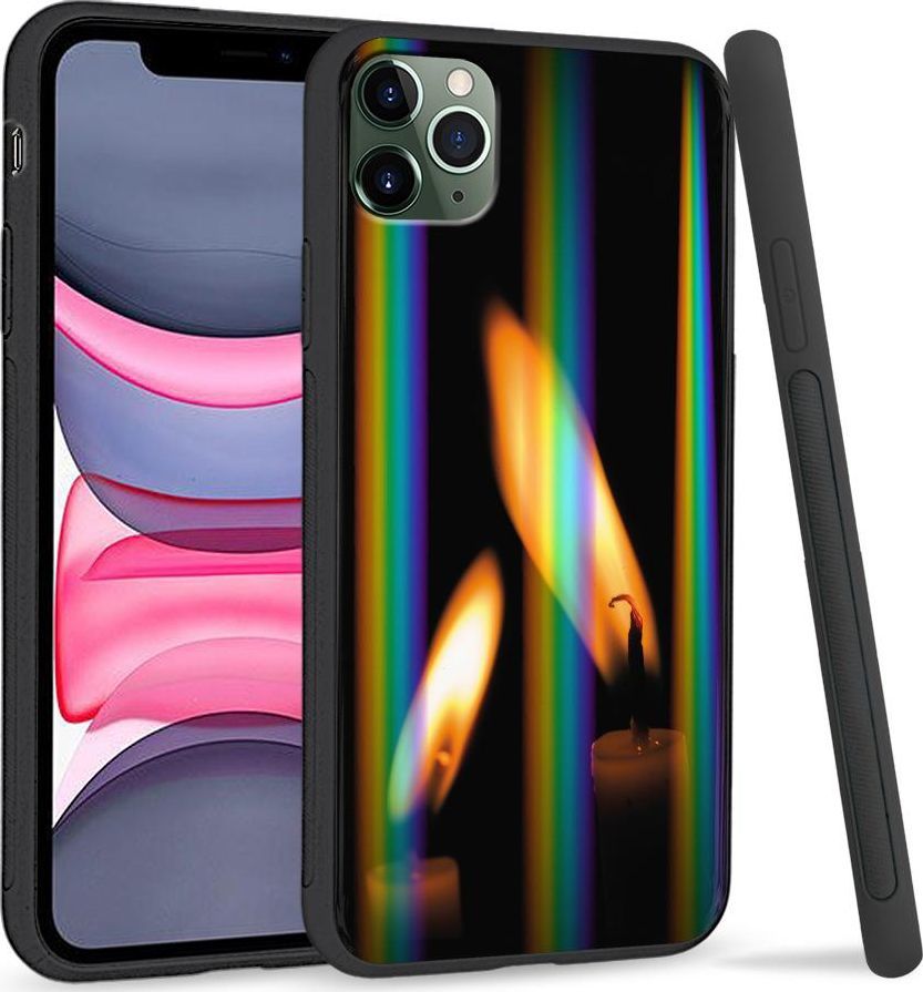 Super Fashion Etui Rainbow Series na Apple iPhone 11 Pro Płomienie 1