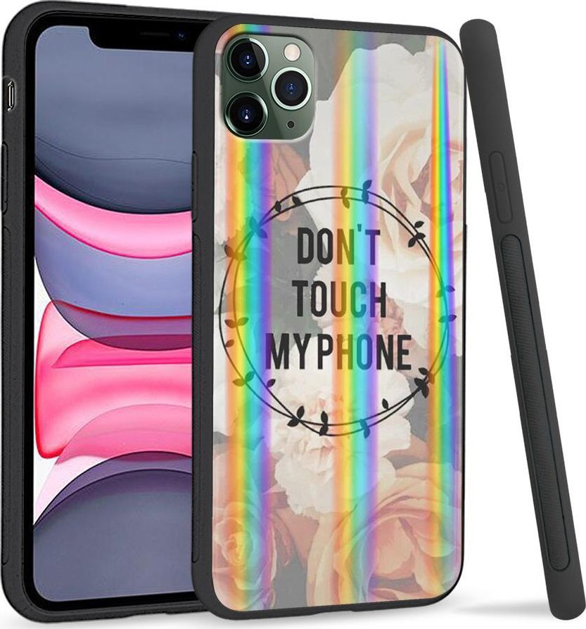 Super Fashion Etui Rainbow Series na Apple iPhone 11 Pro Don't Touch My Phone II 1