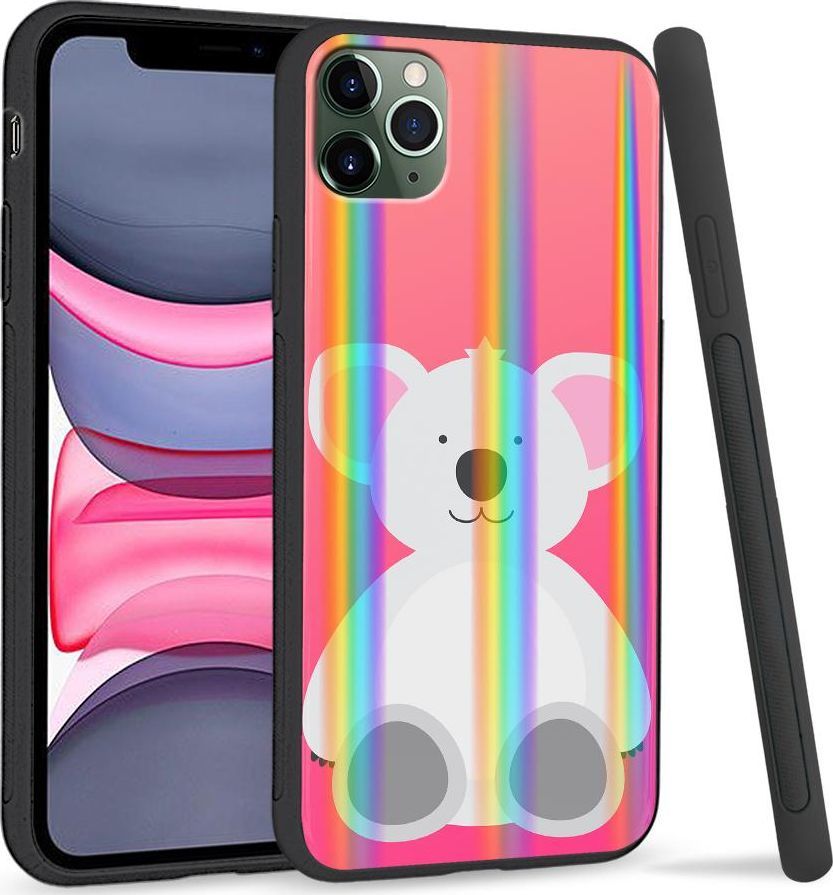 Super Fashion Etui Rainbow Series na Apple iPhone 11 Pro White Bear 1