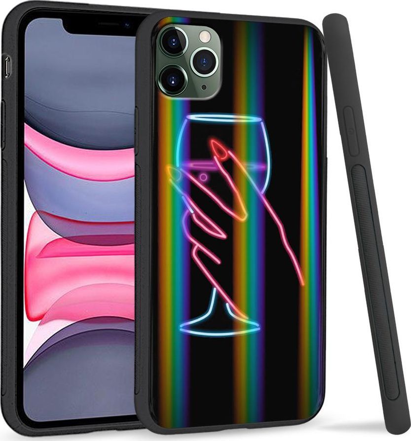 Super Fashion Etui Rainbow Series na Apple iPhone 11 Pro Glass of Wine 1