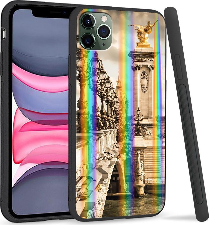 Super Fashion Etui Rainbow Series na Apple iPhone 11 Pro Stary most 1