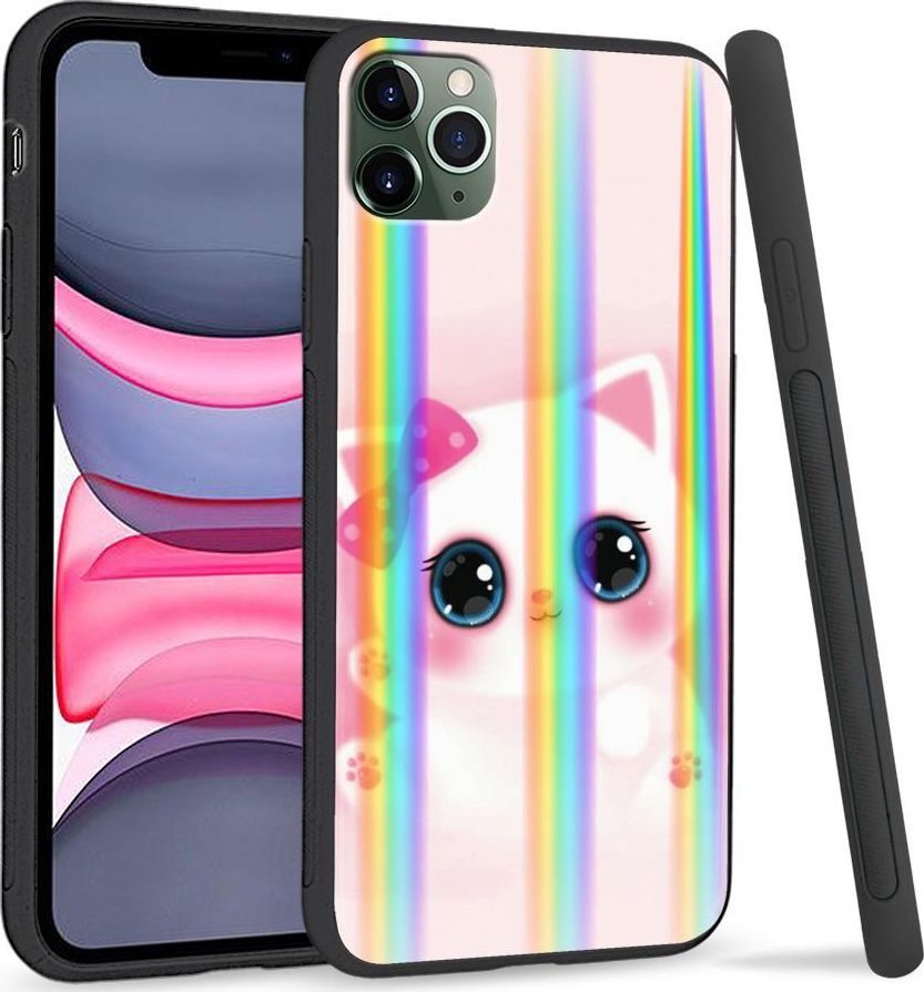 Super Fashion Etui Rainbow Series na Apple iPhone 11 Pro Sweet Kitty 1