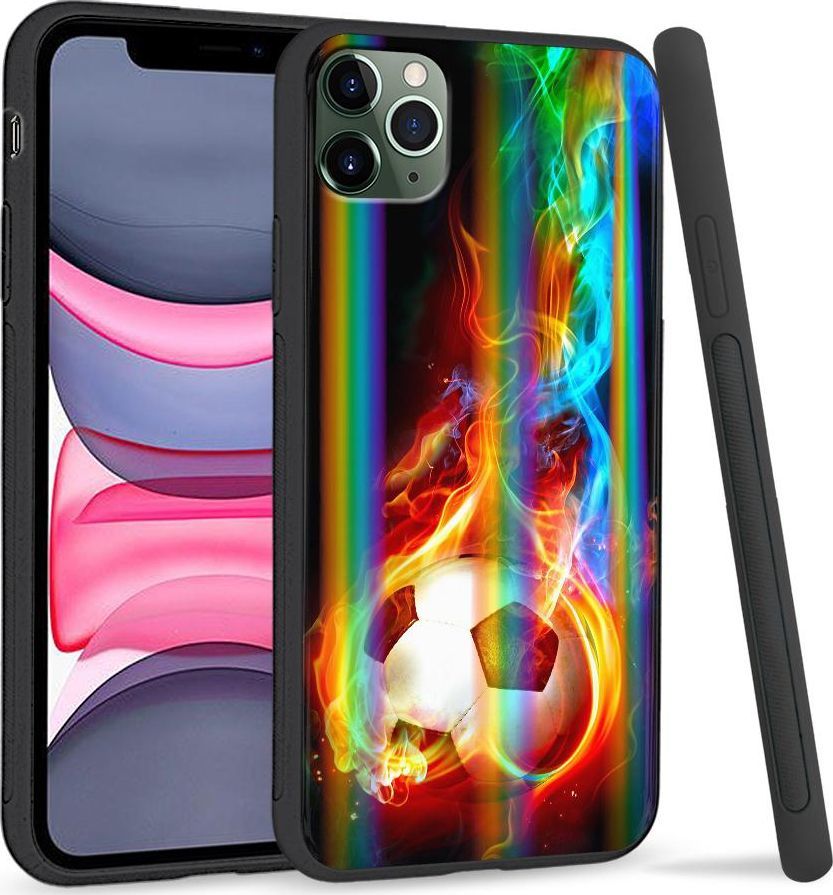 Super Fashion Etui Rainbow Series na Apple iPhone 11 Pro Football 1