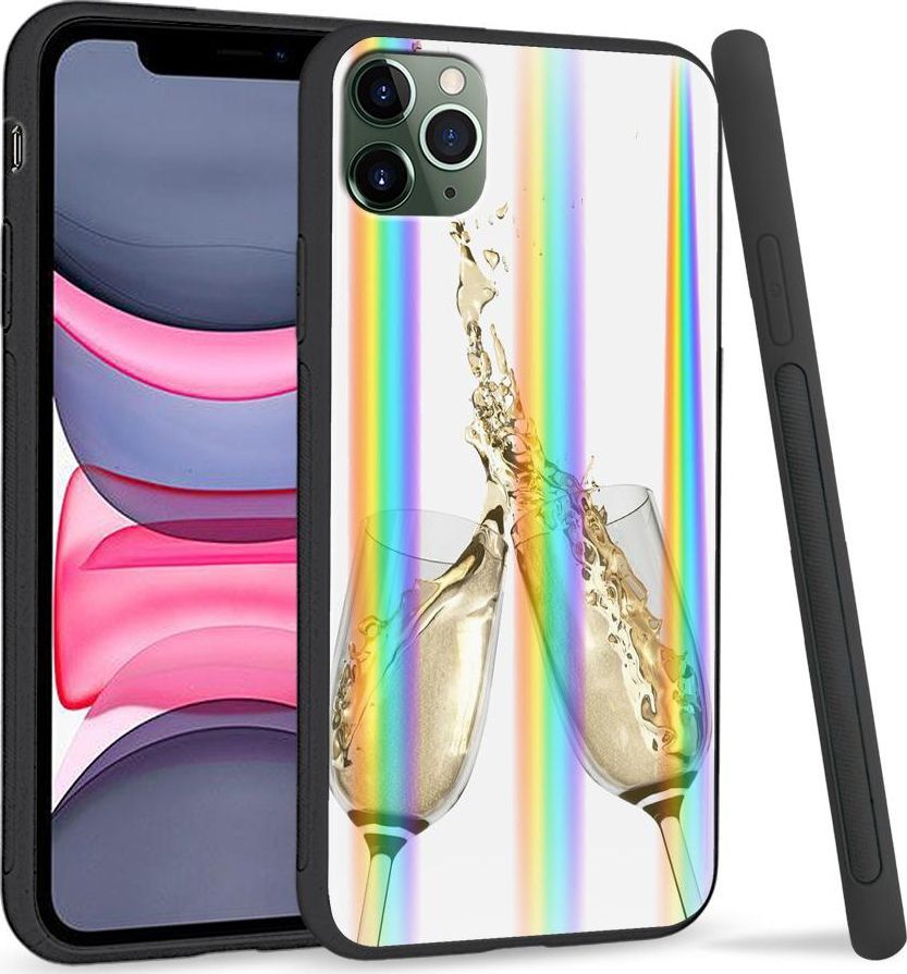 Super Fashion Etui Rainbow Series na Apple iPhone 11 Pro Szampan 1