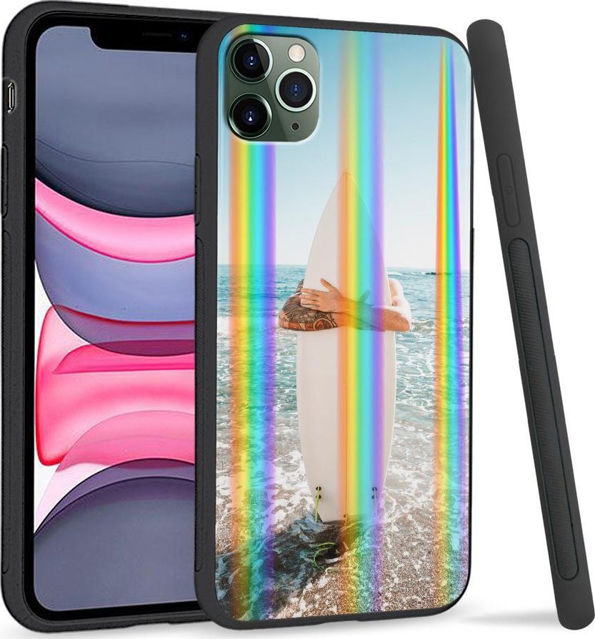 Super Fashion Etui Rainbow Series na Apple iPhone 11 Pro Kocham surfing 1