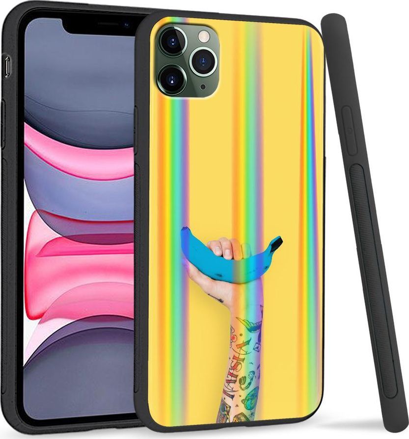 Super Fashion Etui Rainbow Series na Apple iPhone 11 Pro Niebieski banan 1