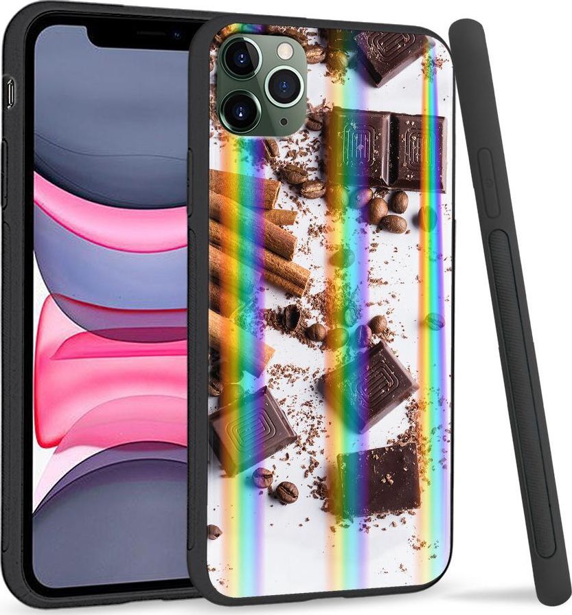 Super Fashion Etui Rainbow Series na Apple iPhone 11 Pro Czekocynamon 1