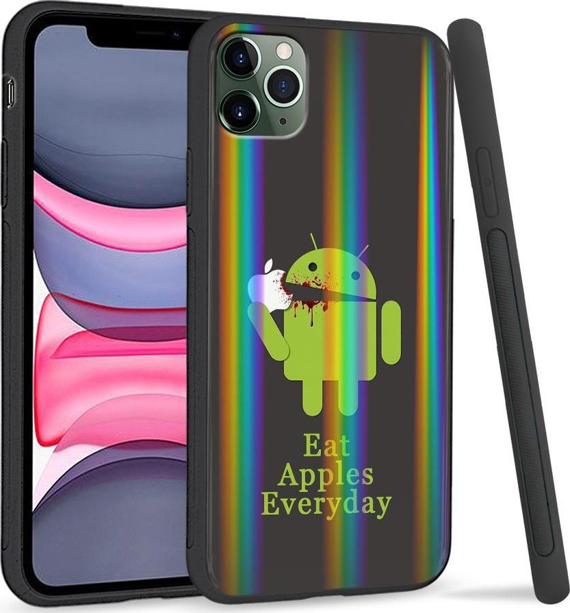 Super Fashion Etui Rainbow Series na Apple iPhone 11 Pro Eat Apples Everyday 1