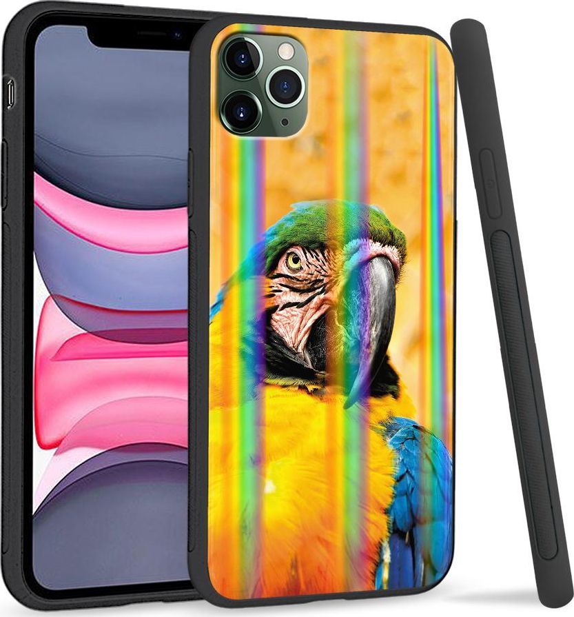 Super Fashion Etui Rainbow Series na Apple iPhone 11 Pro Papuga 1