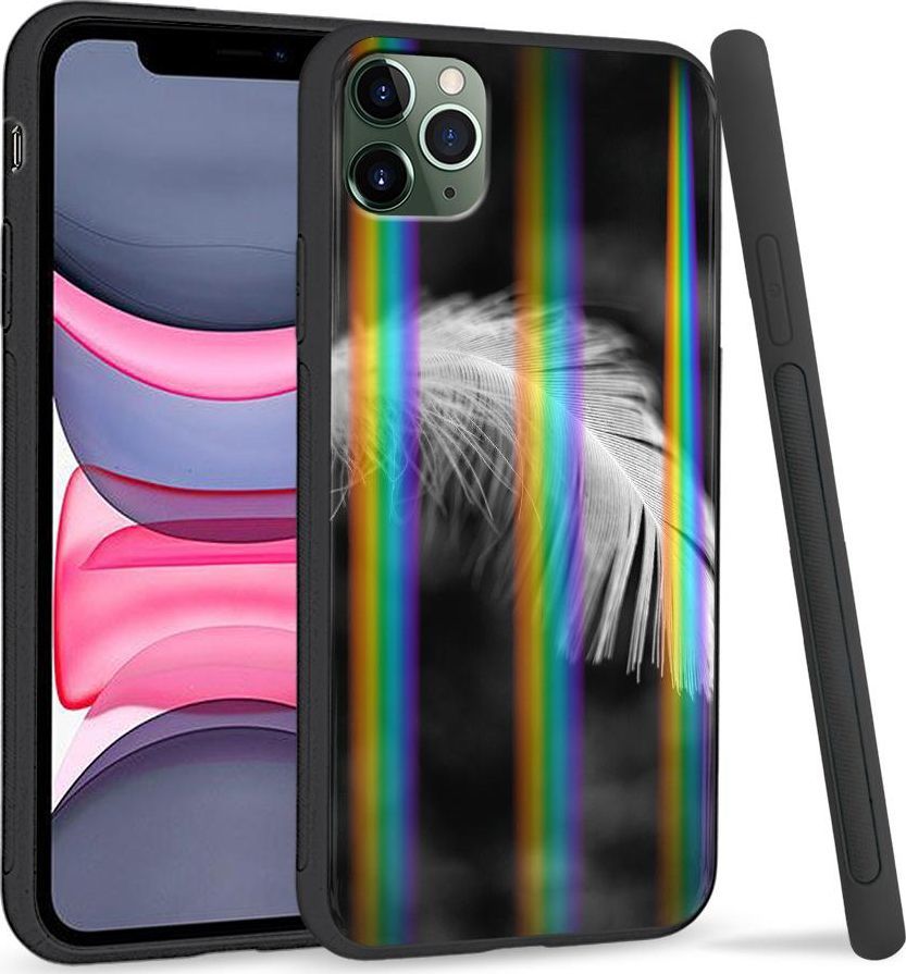 Super Fashion Etui Rainbow Series na Apple iPhone 11 Pro Pióro 1