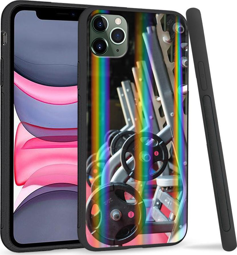 Super Fashion Etui Rainbow Series na Apple iPhone 11 Pro Siłownia 1