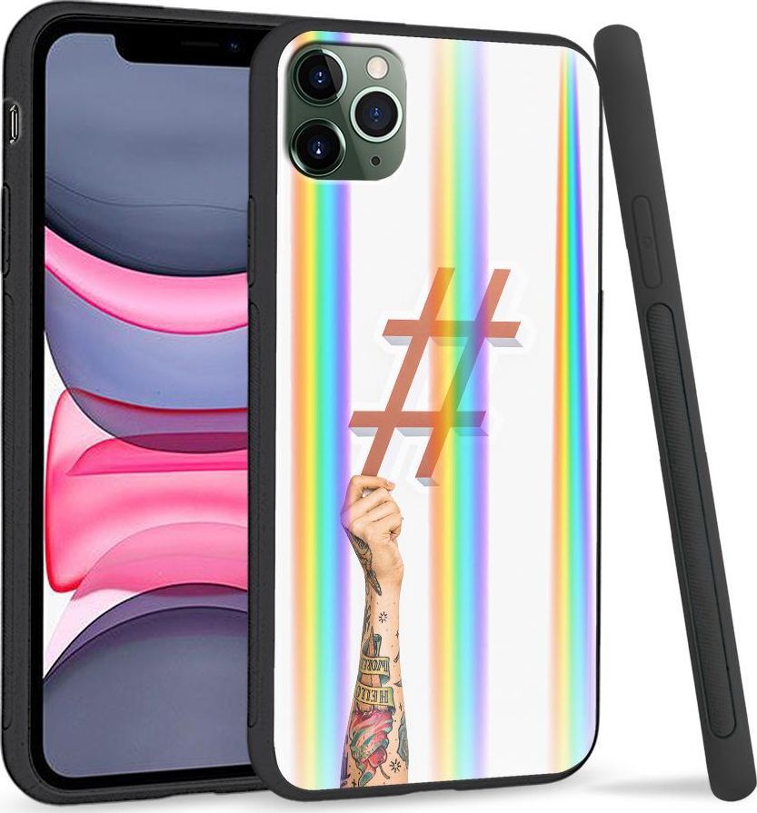 Super Fashion Etui Rainbow Series na Apple iPhone 11 Pro Hasztag 1