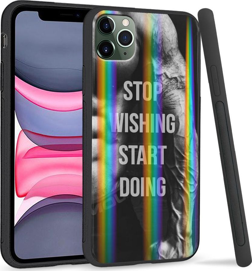 Super Fashion Etui Rainbow Series na Apple iPhone 11 Pro Start doing|Stop wishing 1
