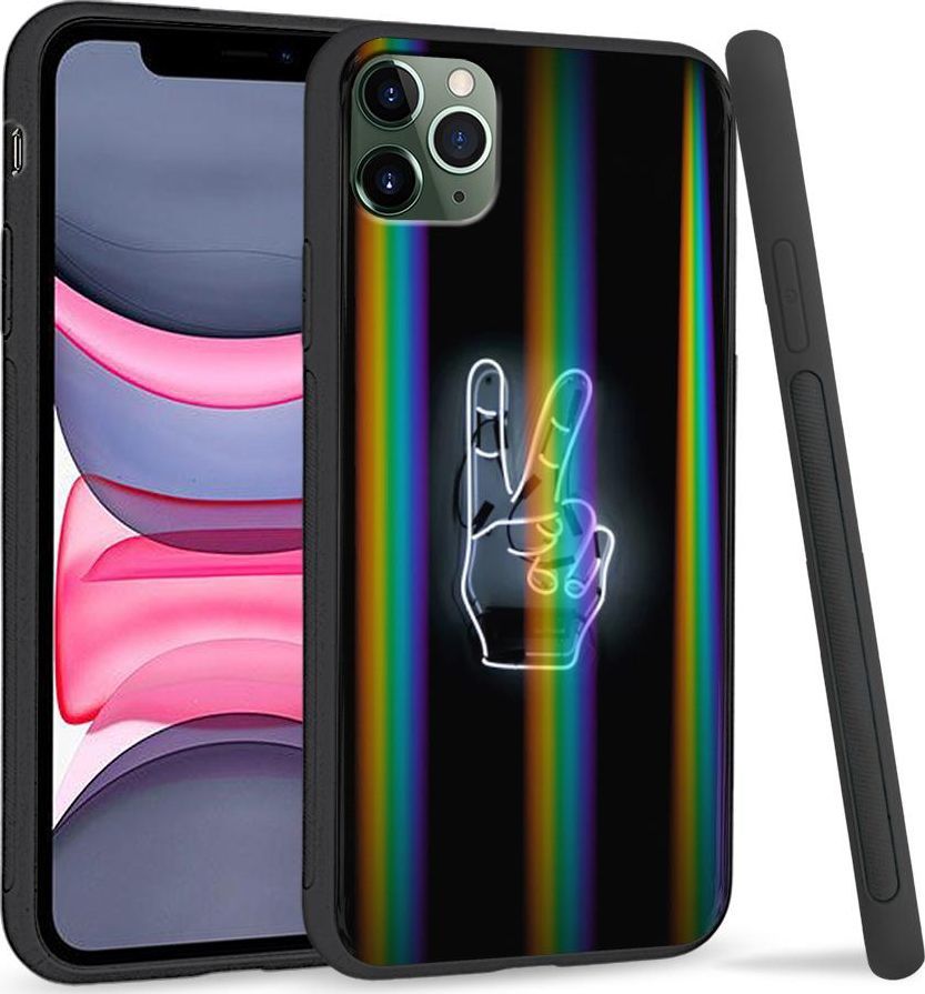 Super Fashion Etui Rainbow Series na Apple iPhone 11 Pro Peace 1