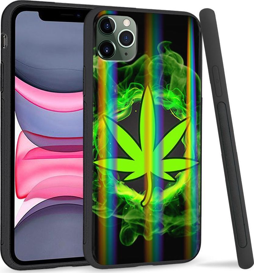 Super Fashion Etui Rainbow Series na Apple iPhone 11 Pro Zielone Zioło 1