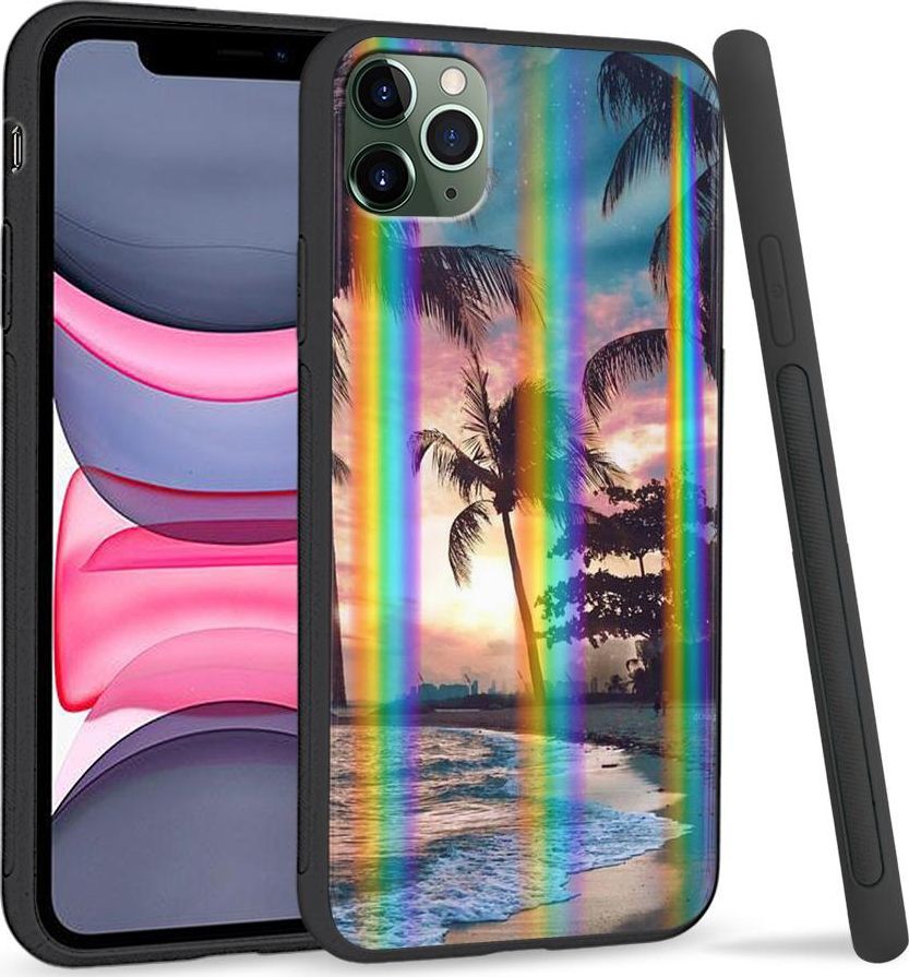 Super Fashion Etui Rainbow Series na Apple iPhone 11 Pro Tropical Beach 1