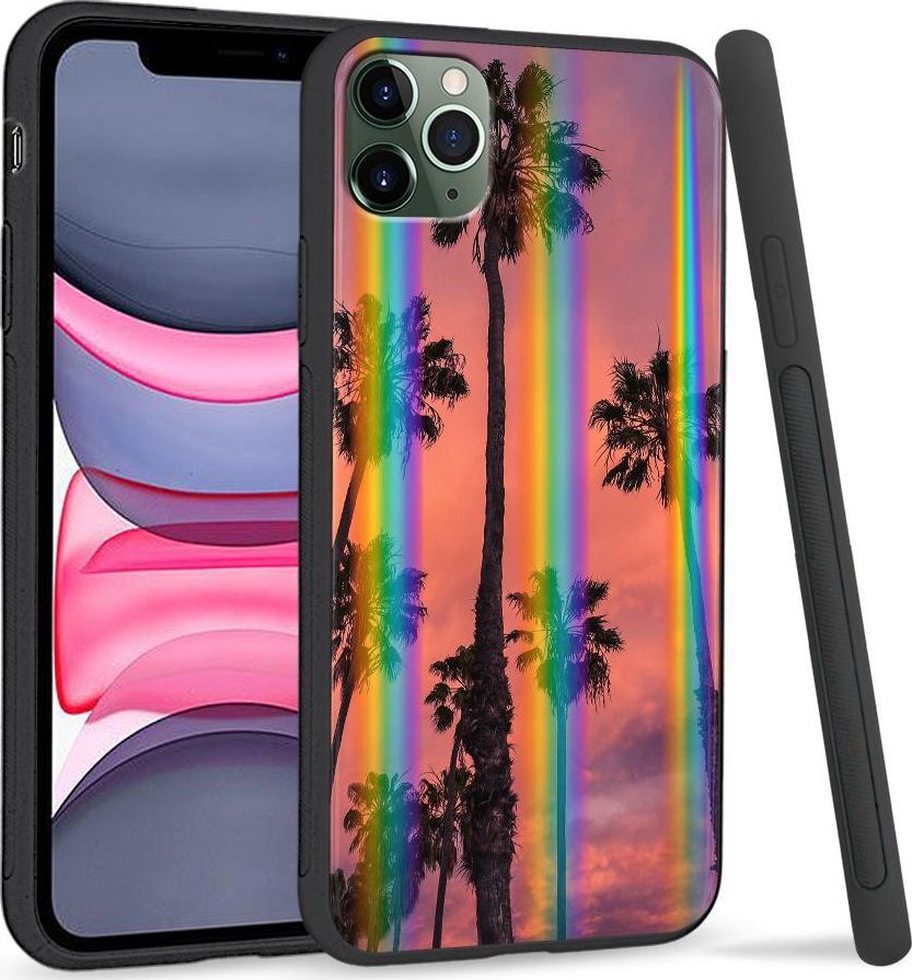 Super Fashion Etui Rainbow Series na Apple iPhone 11 Pro Palms 1