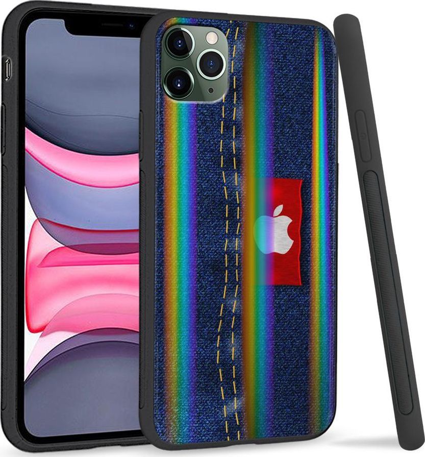 Super Fashion Etui Rainbow Series na Apple iPhone 11 Pro Jeans Apple 1