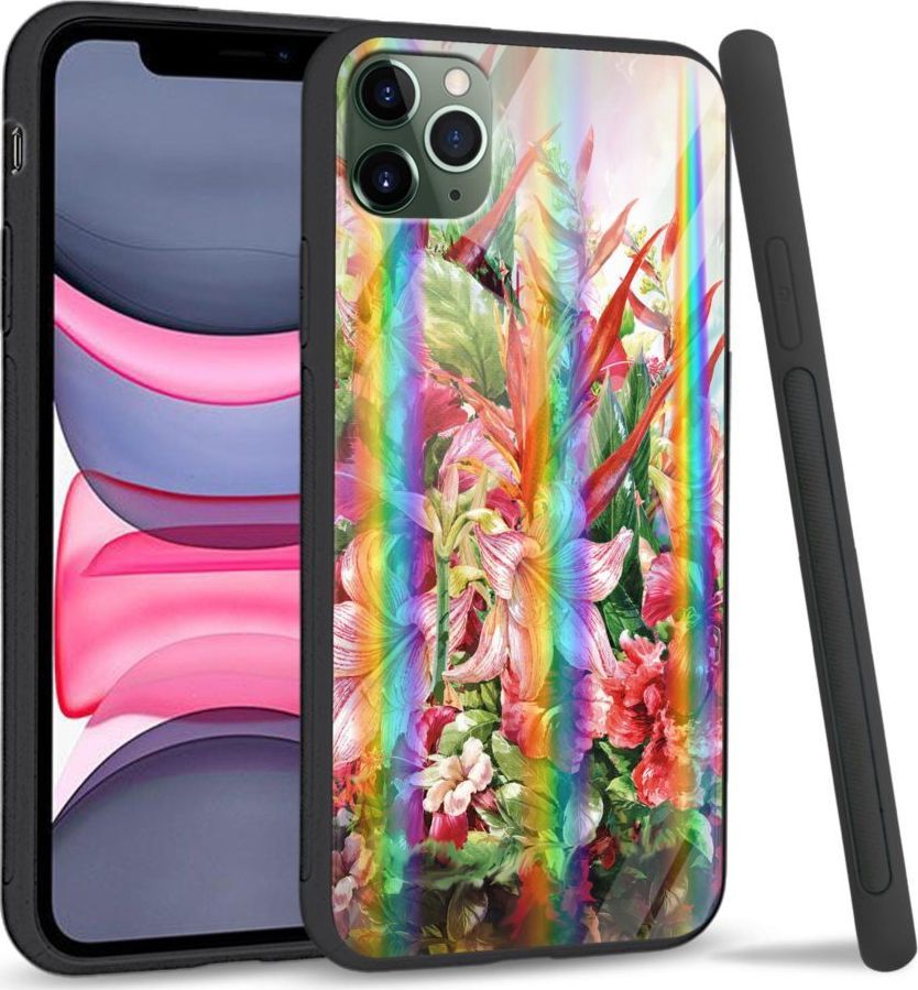 Super Fashion Etui Rainbow Series na Apple iPhone 11 Pro Flowers 1