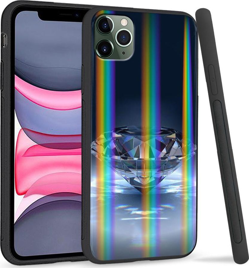 Super Fashion Etui Rainbow Series na Apple iPhone 11 Pro Kryształowy Diament 1