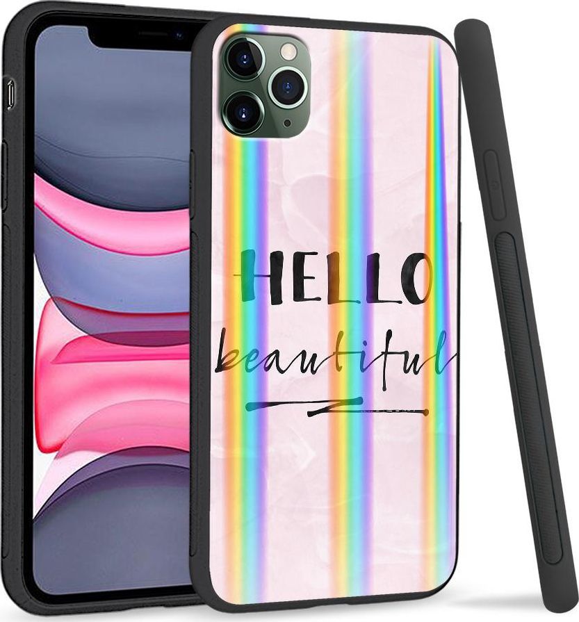 Super Fashion Etui Rainbow Series na Apple iPhone 11 Pro Hello Beautiful 1