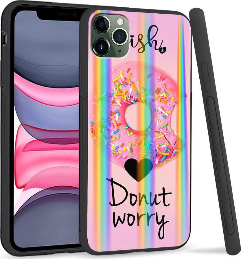 Super Fashion Etui Rainbow Series na Apple iPhone 11 Pro Black Kitty 1