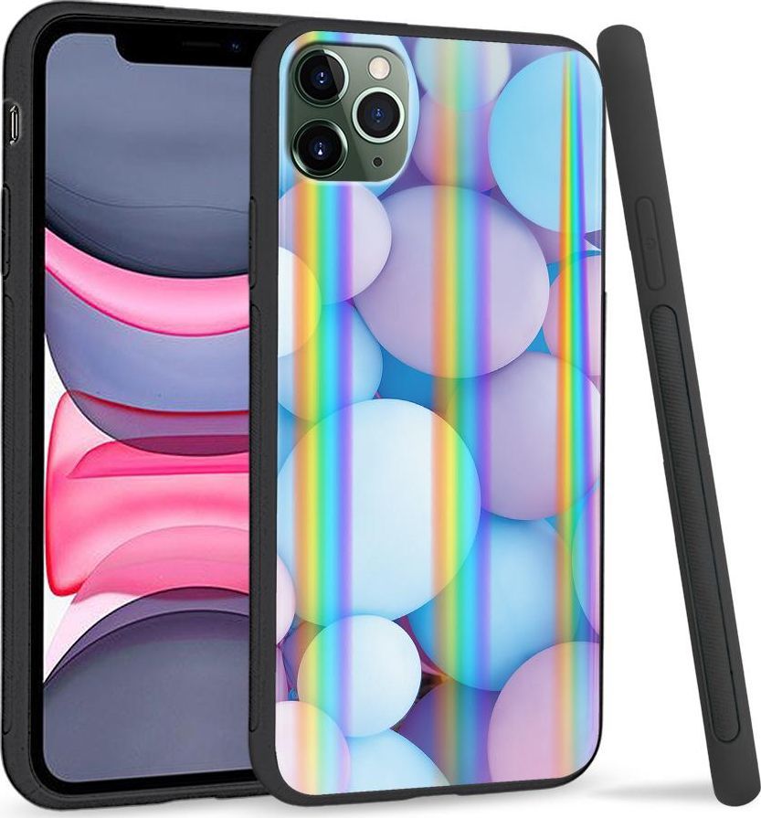 Super Fashion Etui Rainbow Series na Apple iPhone 11 Pro Pastelowe balony 1