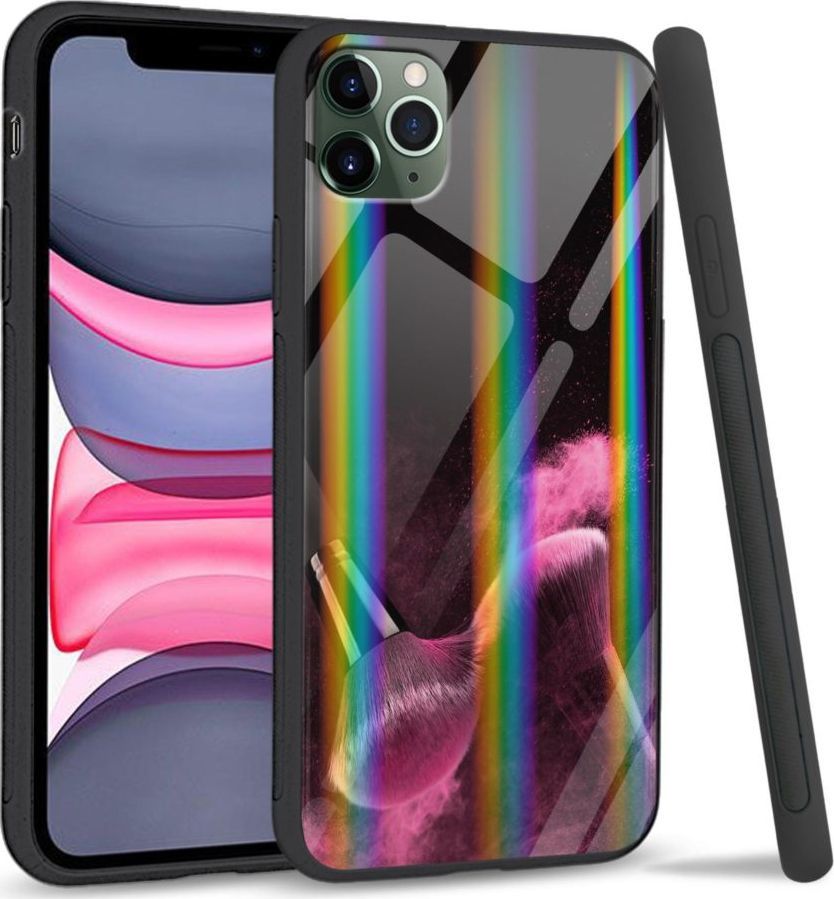 Super Fashion Etui Rainbow Series na Apple iPhone 11 Pro Pink powder brush 1