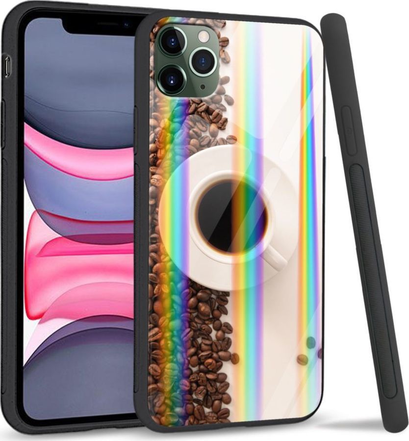 Super Fashion Etui Rainbow Series na Apple iPhone 11 Pro Coffee Cup 1